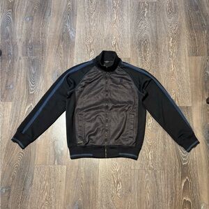 Marc Ecko Medium Black Jacket with Navy Accents